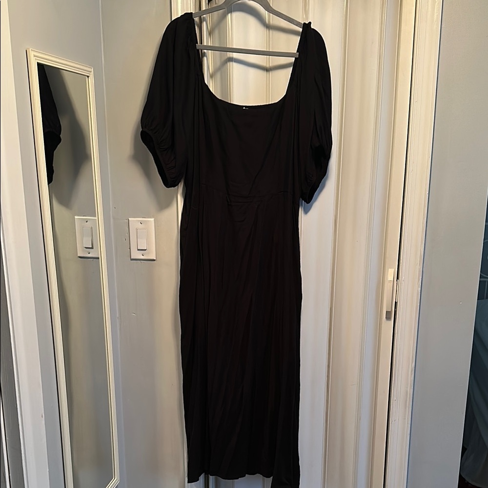 Black Fit and Flare Dress XXL TALL- bridal shower, night out, work, occasion